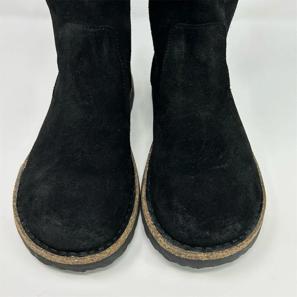 Birkenstock Uppsala Shearling Womens Mid-Calf Winter Boots Black Buckle EU 40 - Picture 5 of 11